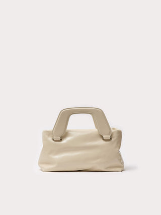 Aim Handmade in Italy Alice Naplak Cream Bag - Anavi