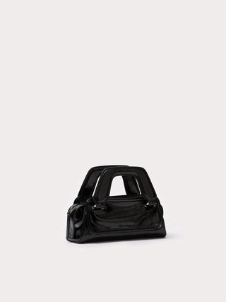 Aim Handmade in Italy Olivia Micro Soft Naplak Black Bag - Anavi