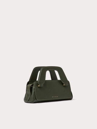 Aim Handmade in Italy Olivia Mini Grain Khaki Bag - Anavi