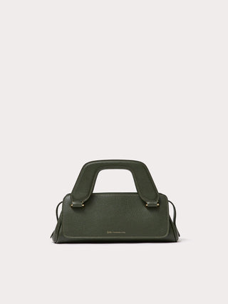 Aim Handmade in Italy Olivia Mini Grain Khaki Bag - Anavi