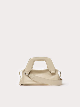 Aim Handmade in Italy Olivia Mini Soft Naplak Cream Bag - Anavi