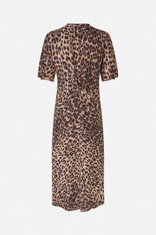 Baum und Pferdgarten Anneliek Brown Baum Leopard Dress - Anavi
