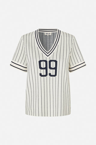 Baum und Pferdgarten Cannie Creme Navy Stripe Sweater - Anavi