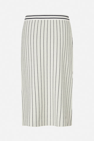 Baum und Pferdgarten Celie Creme Navy Stripe Skirt - Anavi