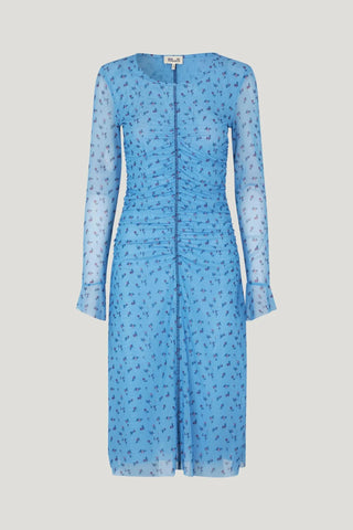 Baum und Pferdgarten Janis Light Blue Mini Rose Dress - Anavi