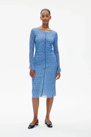 Baum und Pferdgarten Janis Light Blue Mini Rose Dress - Anavi