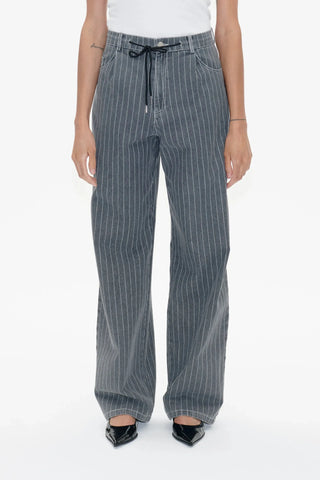 Baum und Pferdgarten Nanny Grey Pinstripe Denim Jeans - Anavi