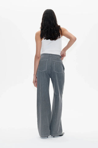 Baum und Pferdgarten Nanny Grey Pinstripe Denim Jeans - Anavi