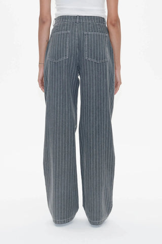 Baum und Pferdgarten Nanny Grey Pinstripe Denim Jeans - Anavi
