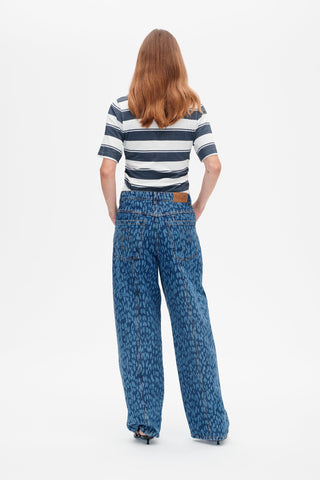 Baum und Pferdgarten Nara Leopard Vintage Blue Jeans - Anavi