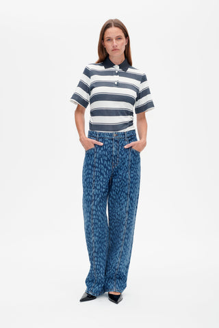 Baum und Pferdgarten Nara Leopard Vintage Blue Jeans - Anavi