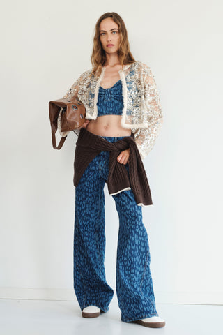 Baum und Pferdgarten Nicocette Leopard Vintage Blue Jeans - Anavi