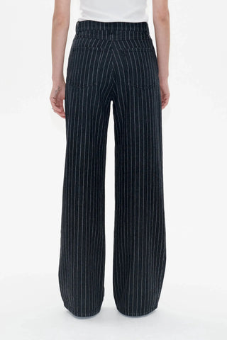 Baum und Pferdgarten Nini Black Pinstripe Denim Jeans - Anavi