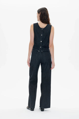 Baum und Pferdgarten Nini Black Pinstripe Denim Jeans - Anavi