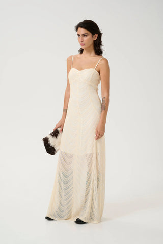 Gestuz Gliragz Yellow Sequin Dress - Anavi