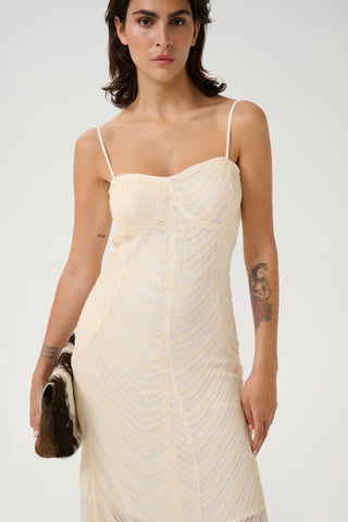 Gestuz Gliragz Yellow Sequin Dress - Anavi