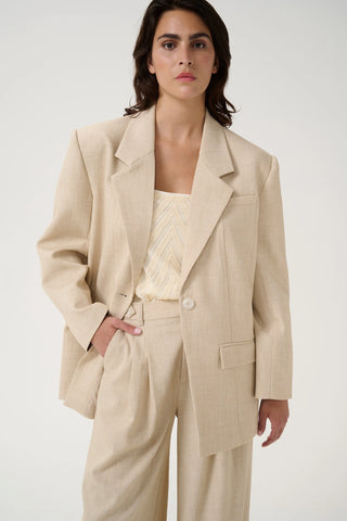 Gestuz Gzdecy Light Sand Blazer - Anavi