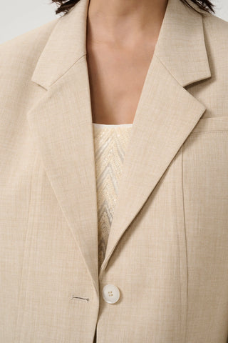 Gestuz Gzdecy Light Sand Blazer - Anavi