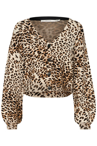 Gestuz Gzleora Light Leopard Cardigan - Anavi