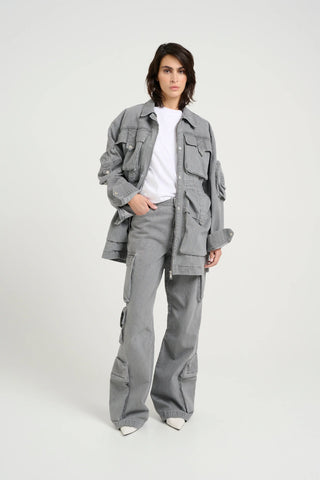 Gestuz Nynnegz Grey Shirt - Anavi