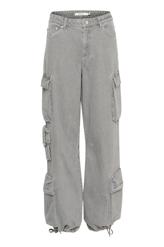 Gestuz Nynnegz Grey Trousers - Anavi
