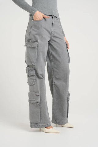 Gestuz Nynnegz Grey Trousers - Anavi