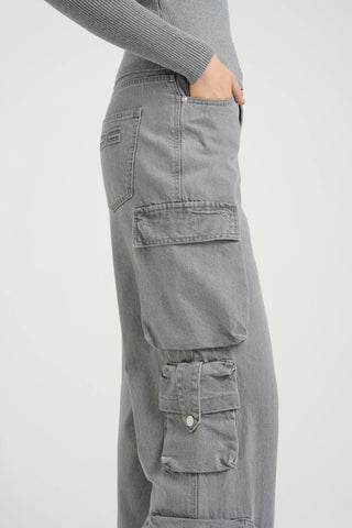 Gestuz Nynnegz Grey Trousers - Anavi
