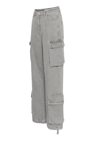 Gestuz Nynnegz Grey Trousers - Anavi