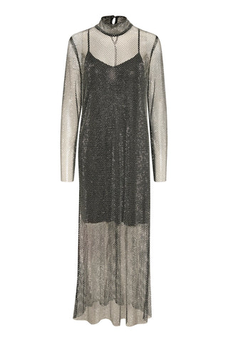 Gestuz Yadegz Silver Glitter Dress - Anavi