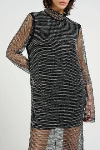 Gestuz Yadegz Silver Glitter Dress - Anavi