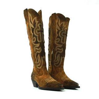 Kirò Kate Brown Suede Texan Boots