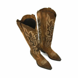 Kirò Kate Brown Suede Texan Boots