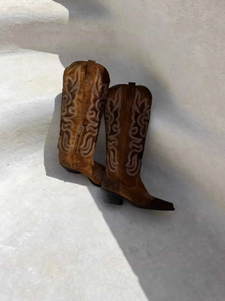 Kirò Kate Brown Suede Texan Boots