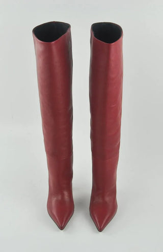 Kirò Red Leather Boots - Anavi