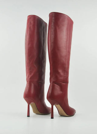 Kirò Red Leather Boots - Anavi