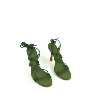 Kirò Rio Olive Leather Sandals - Anavi
