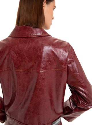 Laagam Alexa Burgundy Jacket - Anavi