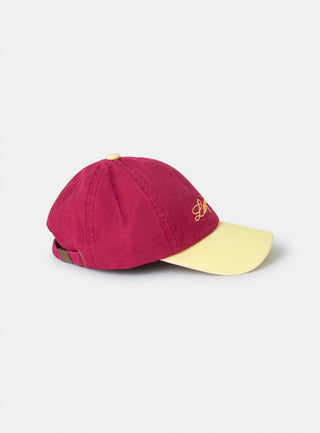 Laagam Bicolor Burgundy Embroidered Logo Cap - Anavi