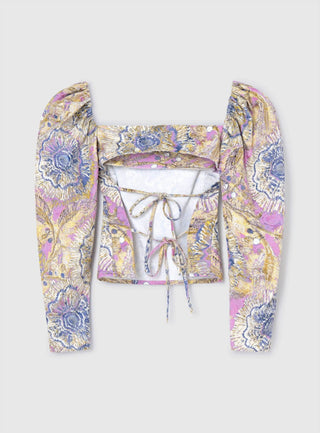 Laagam Brigitte Jacquard Blouse - Anavi