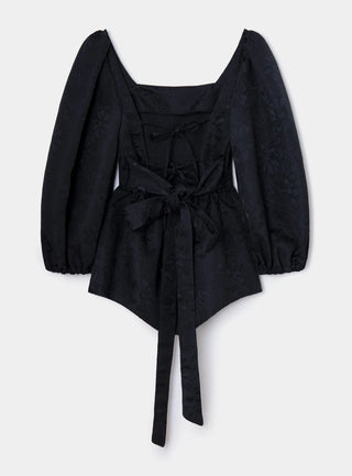 Laagam Cecile Black Blouse - Anavi