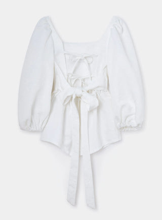 Laagam Cecile White Blouse - Anavi