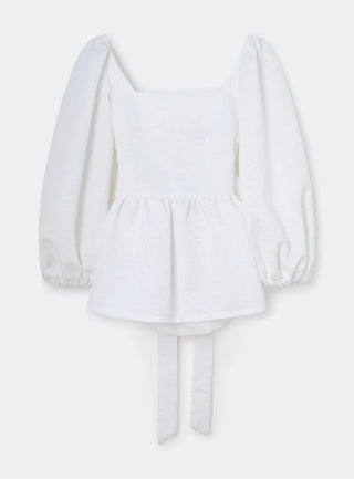 Laagam Cecile White Blouse - Anavi