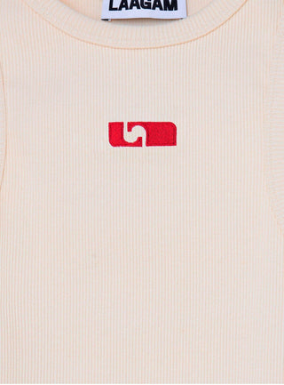Laagam Ecru Tank Top - Anavi
