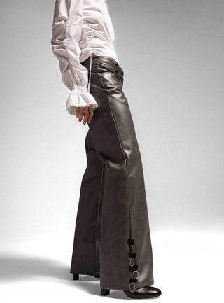 Laagam Kai Grey Pants - Anavi