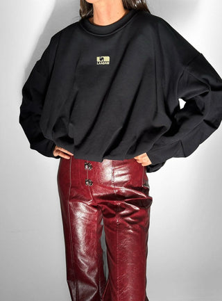 Laagam Kelly Black Sweatshirt - Anavi