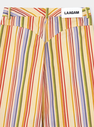 Laagam Leroy Striped Twill Pants - Anavi