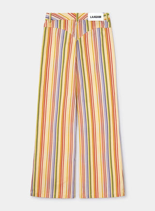 Laagam Leroy Striped Twill Pants - Anavi