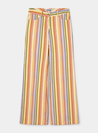 Laagam Leroy Striped Twill Pants - Anavi