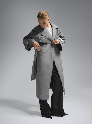 Laagam Londres Grey Trench - Anavi