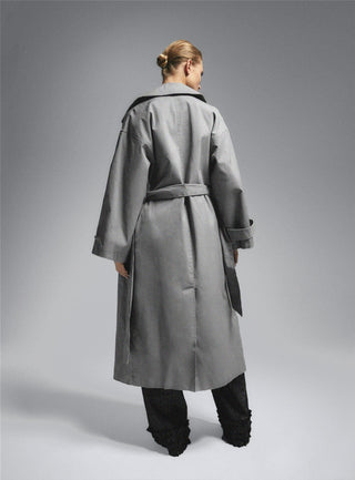 Laagam Londres Grey Trench - Anavi